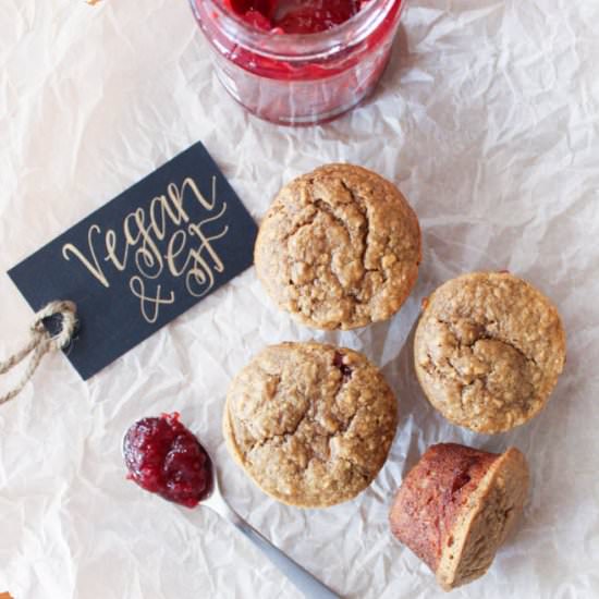 Food processor PB muffins.