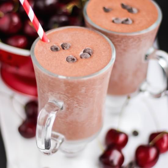Healthy Black Forest Milkshake