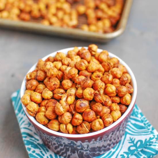 Perfectly Roasted Chickpeas