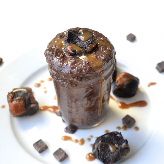 Healthy Brownie Batter Oatmeal