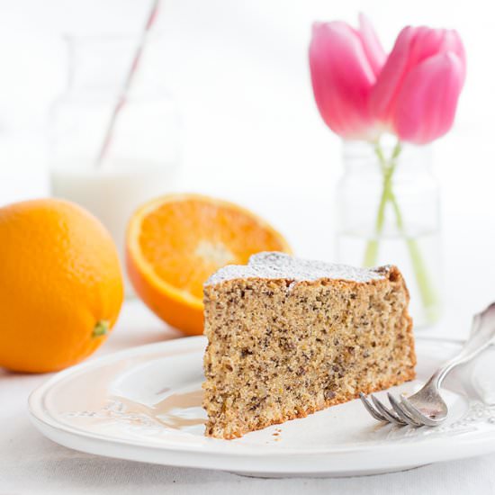 Orange Walnut Cake