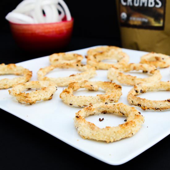 Bake Seasoned Onion Rings