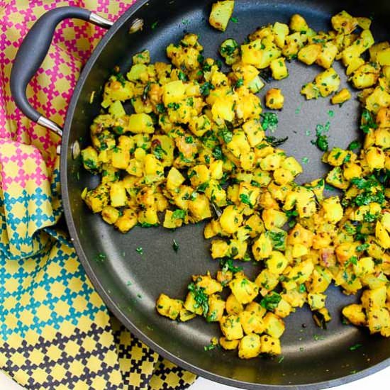 Lemony Potato Masala