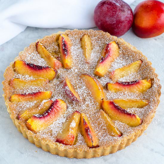 Brown Butter Nectarine & Plum Tart
