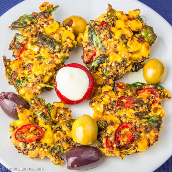 Quinoa Corn Fritters