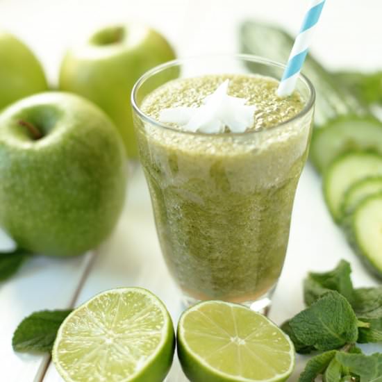 Apple Mint Smoothie