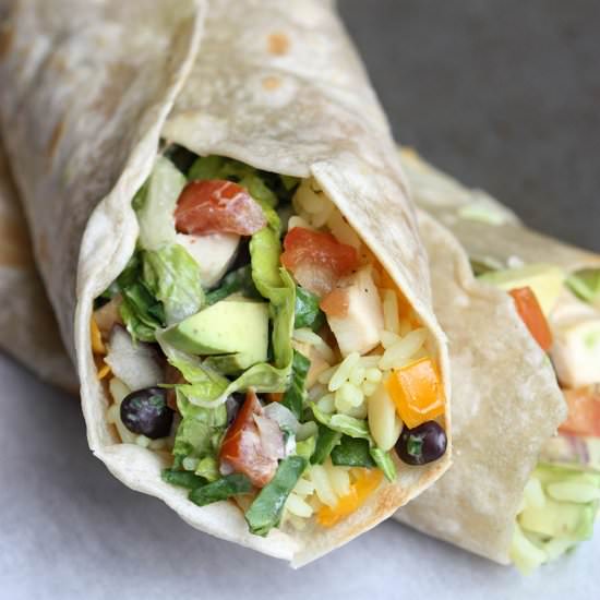 Chipotle Chicken Wraps