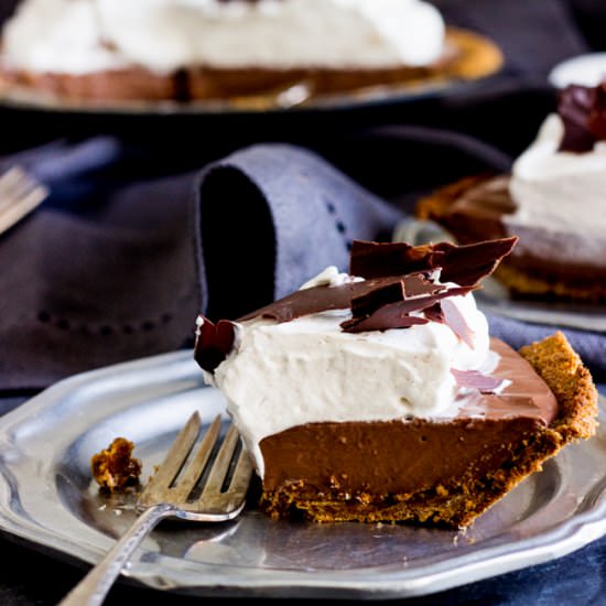 Chocolate Cinnamon Cream Pie