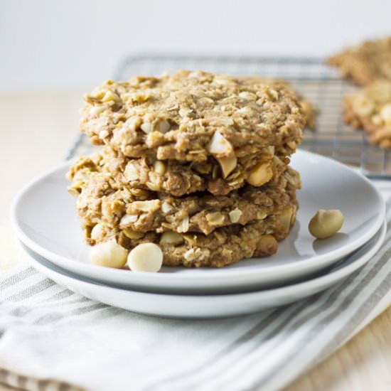 Oatmeal Macadamia Cookies