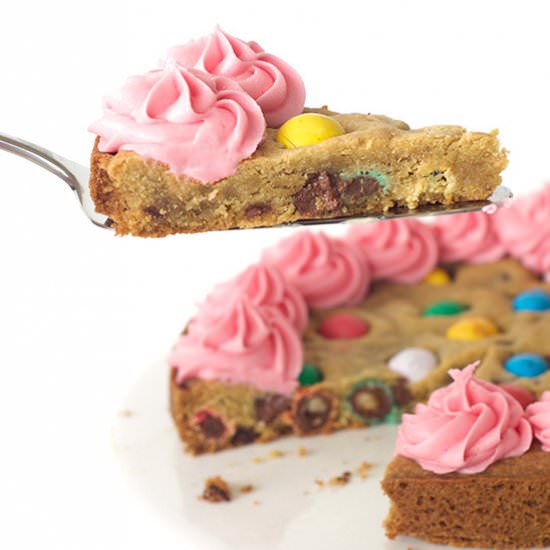 Easter Egg Cookie Cake