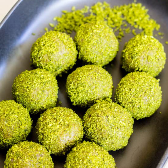 Matcha Coconut Bliss Balls