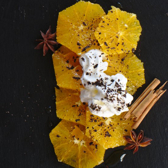 Oranges with Syrup and Spices