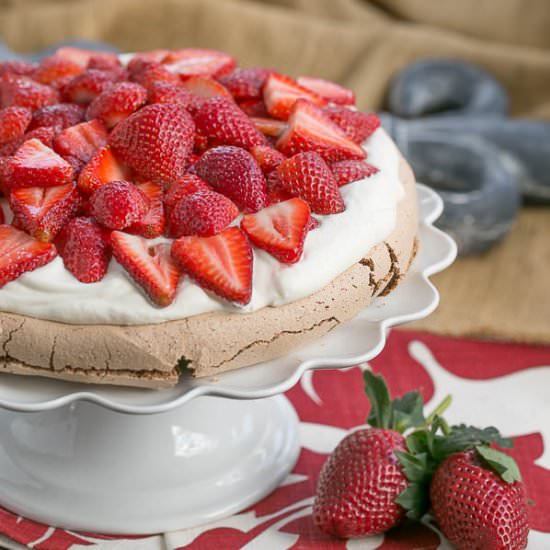 Chocolate Pavlova