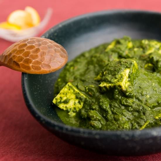 Vegan Palak Paneer