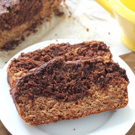 Chocolate Layered Banana Bread