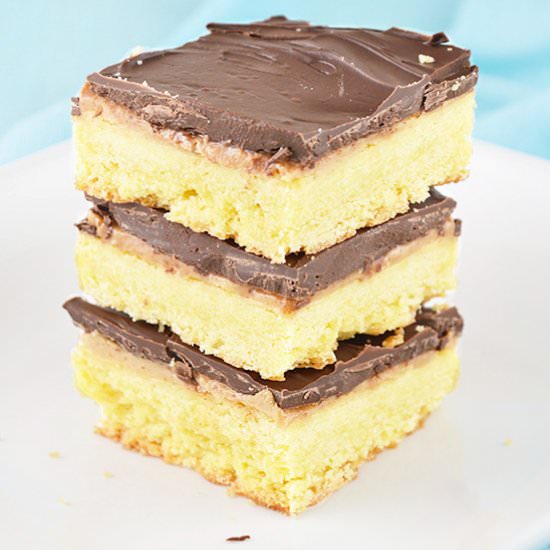 Chocolate Peanut Butter Shortbread