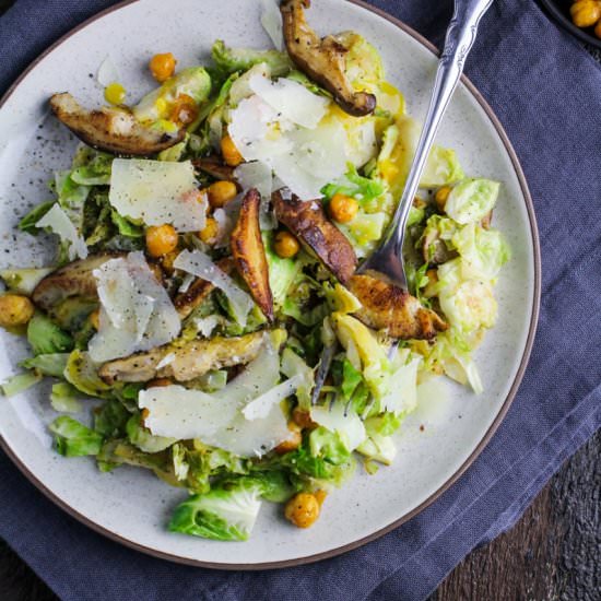 Brussels Sprout Caesar Salad