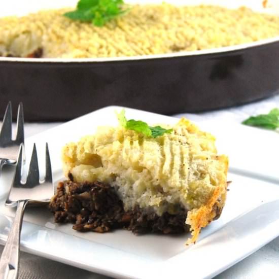 Irish Shepherd’s Pie, Vegan