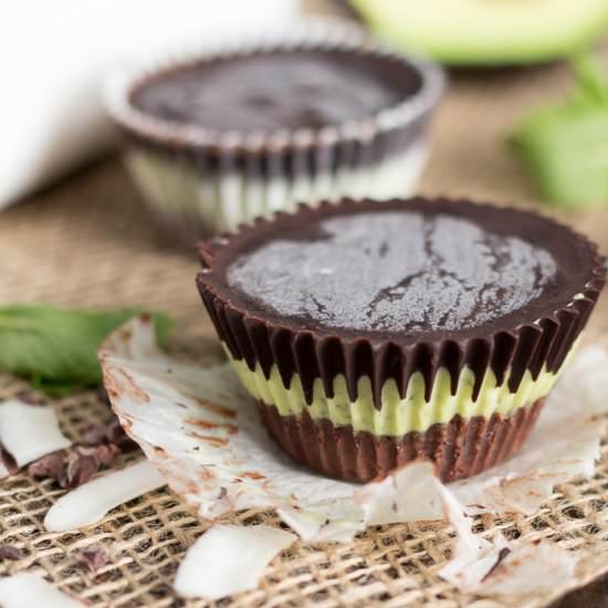 Raw Chocolate Mint Tarts