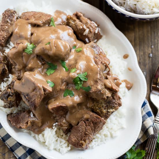 Crock Pot Beef Tips