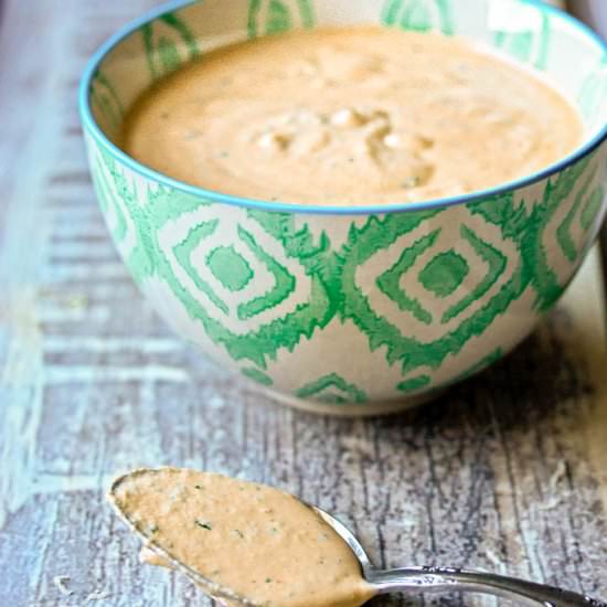 Creamy Cashew Sauce with Cilantro