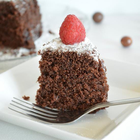 7 minute Eggless Chocolate Cake