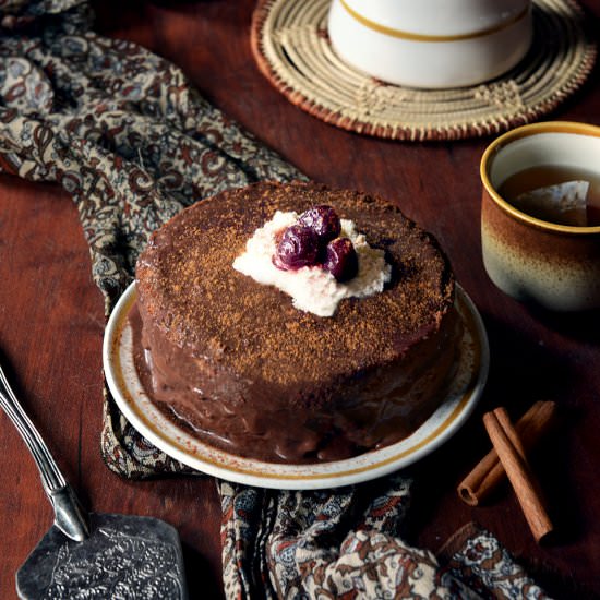 Cinnamon Cake w/ Chile Chocolate