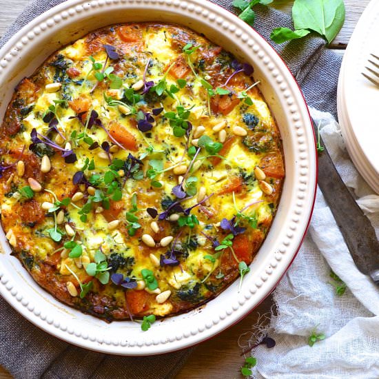 Roat butternut crustless quiche