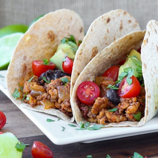 Chipotle Chorizo Chicken Taco