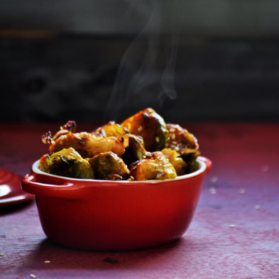Brussel Sprout Stir Fry