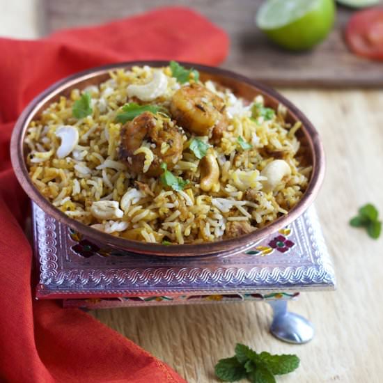 Shrimp Biryani / Prawns Biryani