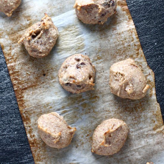 Almond Banana Bread Bites