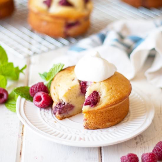 Raspberry Ricotta Mini Cakes