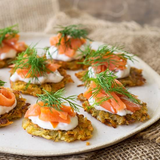Potato Rosto with Smoked Trout