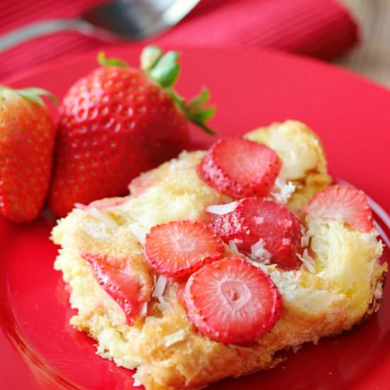 Strawberry & Coconut Breakfast Bake