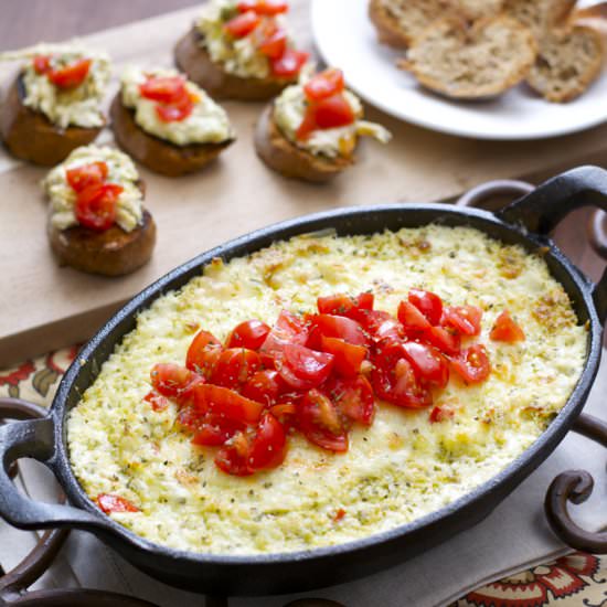 Chicken Pesto Dip