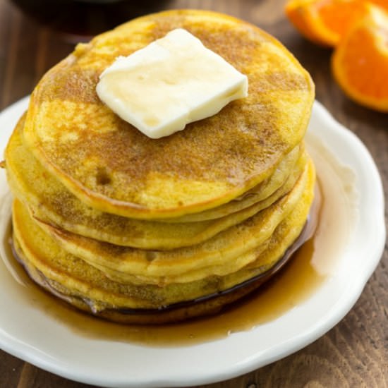 Orange Vanilla Pancakes