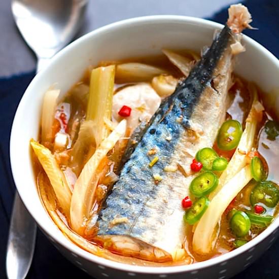 Spicy Mackerel Stew With Fennel