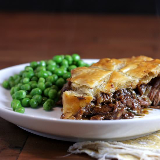 Beef, Guinness & Cheddar Pie