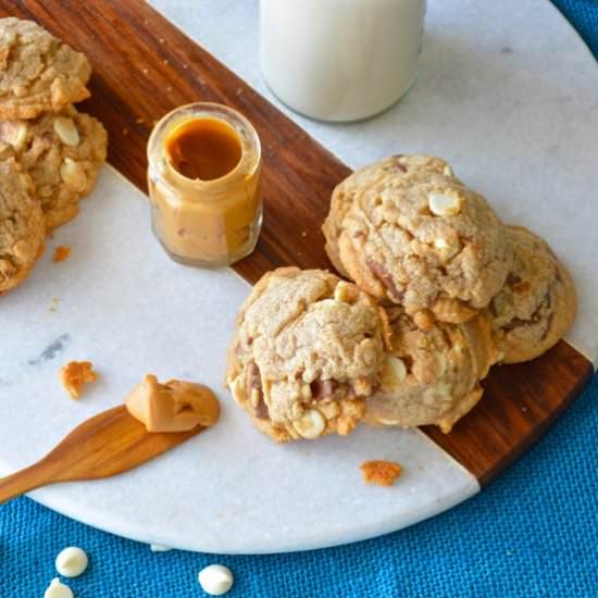 White Chocolate PB Cookies