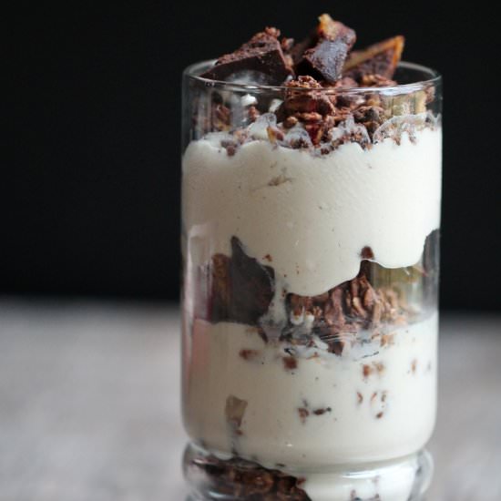 Peanut Butter Cup Granola Parfait
