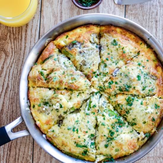 Spring Asparagus Frittata