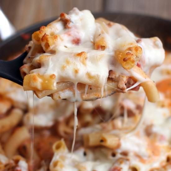 One Pan Baked Ziti