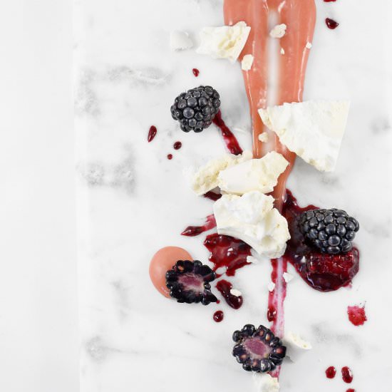 Lemon Curd Made w/Blackberry
