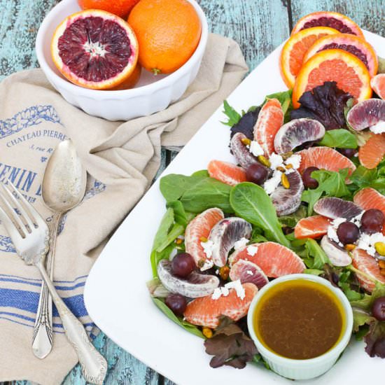 Blood & Cara Cara Orange Salad