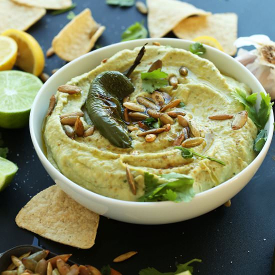 Roasted Jalapeno Hummus