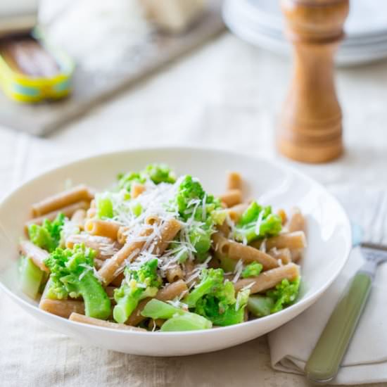 Pasta Romanesco with Anchovies