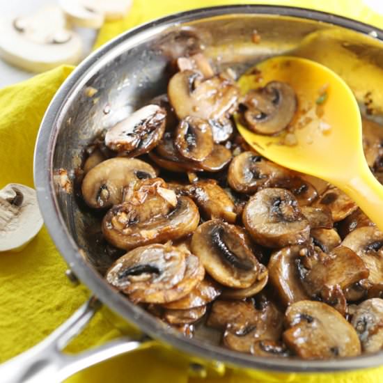 Soy Sauce Glazed Mushrooms