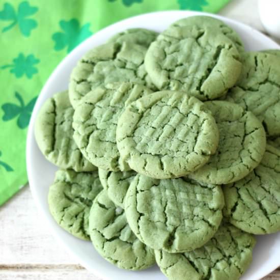 St. Patrick’s Day PB Cookies