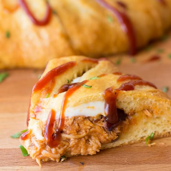Barbecued Chicken Crescent Roll